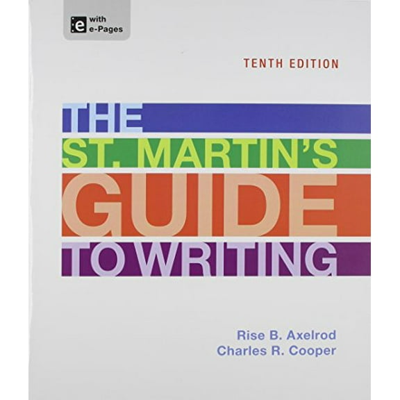 Pre-Owned The St. Martin's Guide to Writing (Paperback) 1457632500 9781457632501