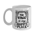 thumbnail image 1 of The Stage Is My Happy Place Coffee & Tea Gift Mug For A Performer, Musician, Pianist And Singer, 1 of 4