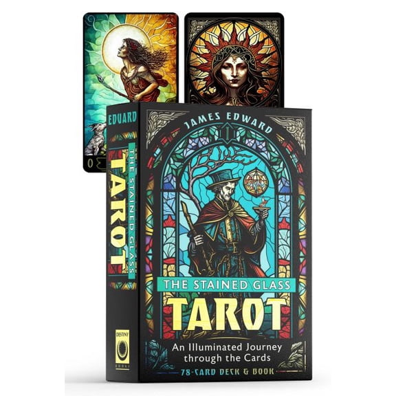 Pre-Owned The Stained Glass Tarot: An Illuminated Journey Through the Cards, (Hardcover)