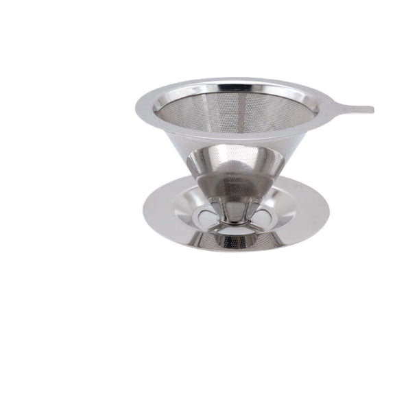 The Stainless Steel Coffee Dripper Pour Over Coffee Maker, Coffee Slow Brewing Accessories for Homesilvery