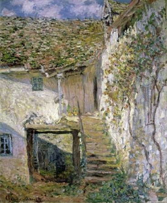 The Staircase Canvas Art - Claude Monet (20 x 24)