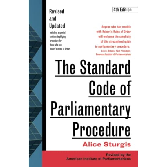 Pre-Owned The Standard Code of Parliamentary Procedure, 4th Edition (Paperback) 0071365133 9780071365130