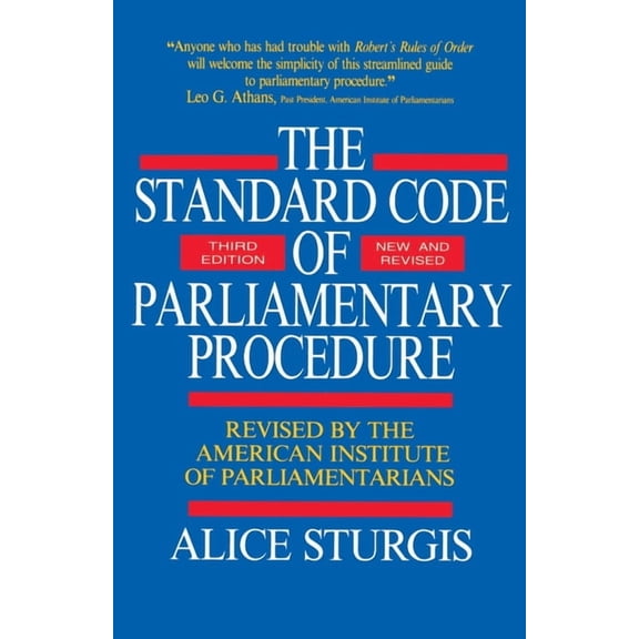 The Standard Code of Parliamentary Procedure, (Paperback)