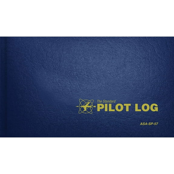 The Standard Pilot Log (Navy Blue): Asa-Sp-57, (Hardcover)