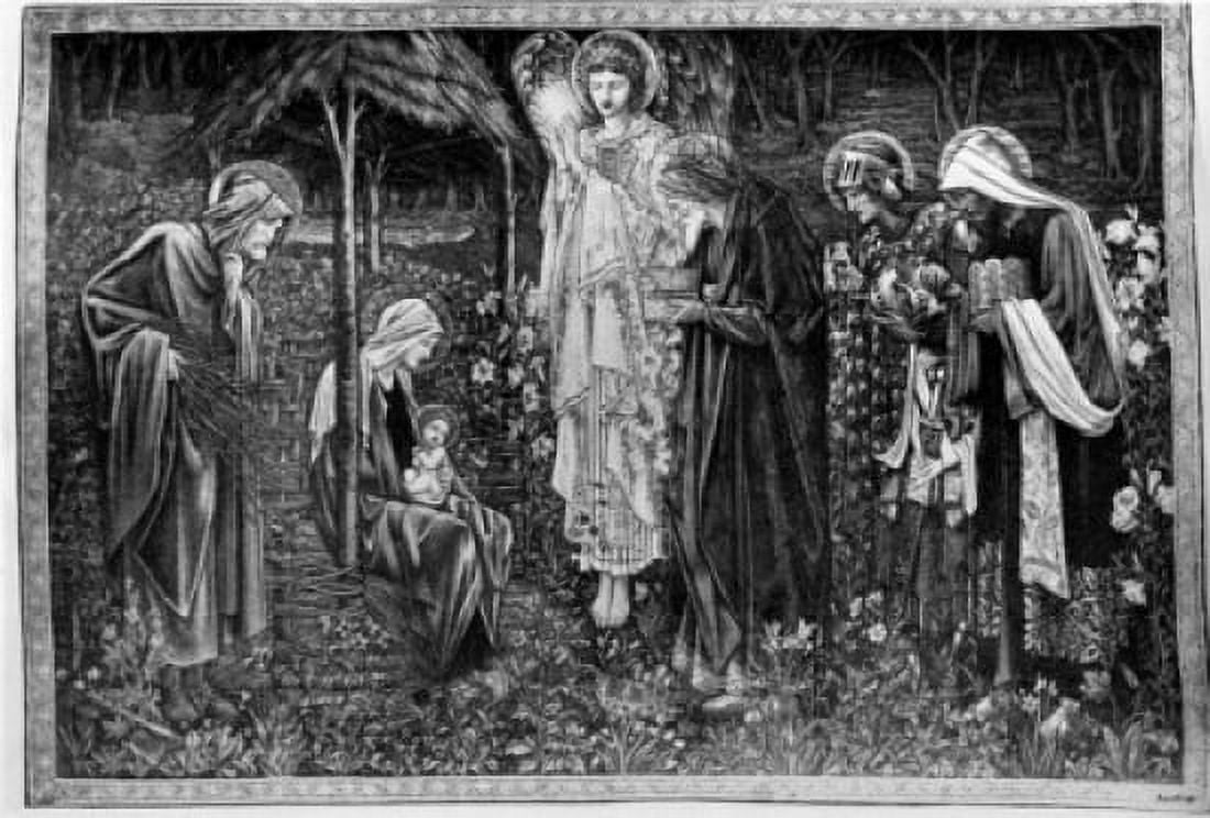 The Star of Bethlehem by Edward Burne-Jones print 1833-1898 Canvas Art - Edward Burne-Jones (18 x 24)