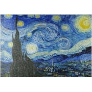 The Starry Night 1889 by Vincent Van Gogh - Premium 500 Piece Jigsaw Puzzle for Adults
