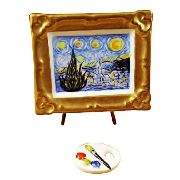 The Starry Night Van Gogh Limoges Box | Limoges Boutique Limoges Box Porcelain Figurine