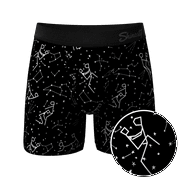 The Starry Nights | Glow In The Dark Constellation Ball Hammock® Pouch Underwear With Fly