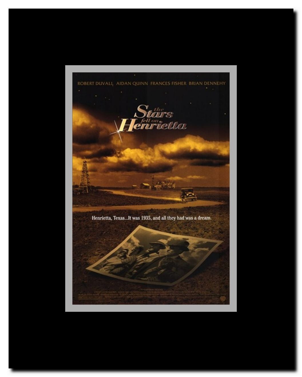 The Stars Fell on Henrietta Framed Movie Poster