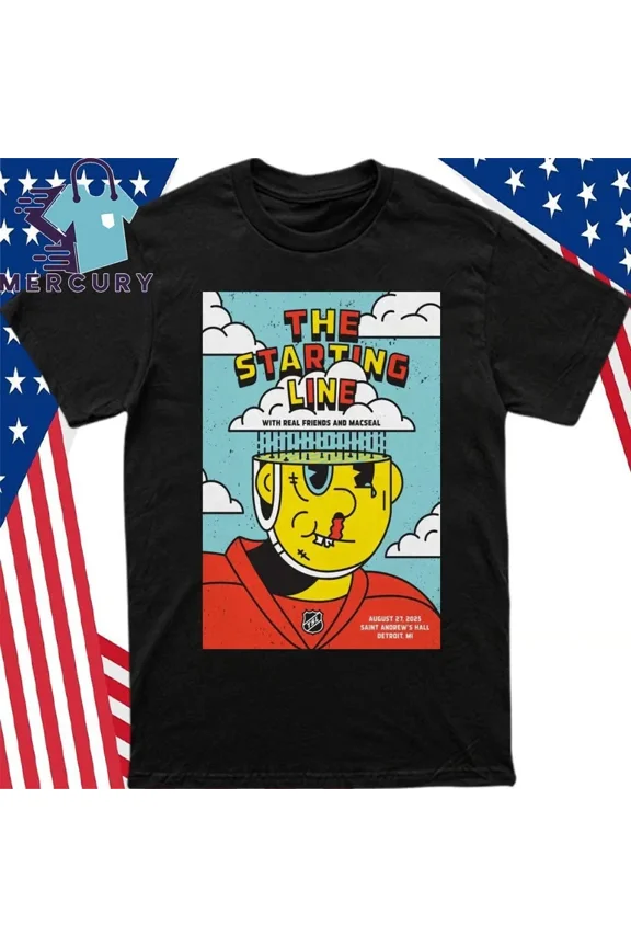 The Starting Line Aug 27 2025 Saint Andrew’s Hall In Detroit MI Poster Shirt