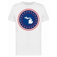 thumbnail image 1 of The State Of Michigan T-Shirt Men -Image by Shutterstock, Male Small, 1 of 2