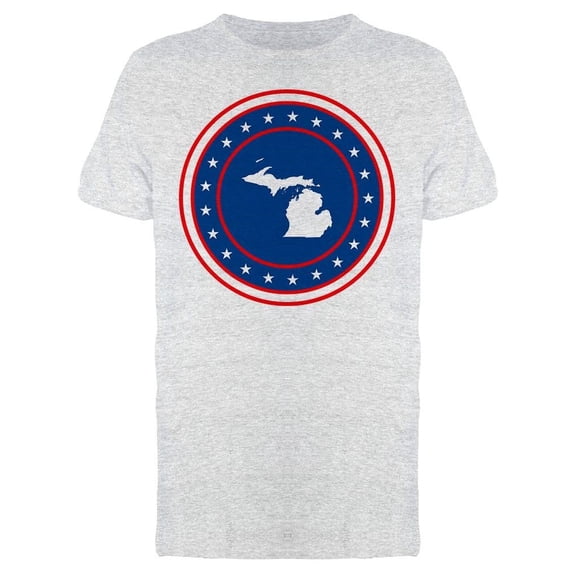 The State Of Michigan Tee Men's -Image by Shutterstock