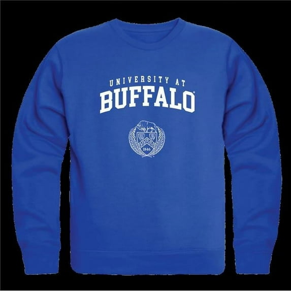 The State University of New York Buffalo Bulls Seal Crewneck Sweatshirt, Royal - 2XL