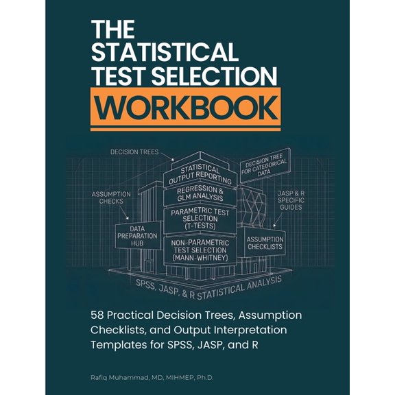 The Statistical Test Selection Workbook: 58 Practical Decision Trees, Assumption Checklists, and Output Interpretation T, (Paperback)