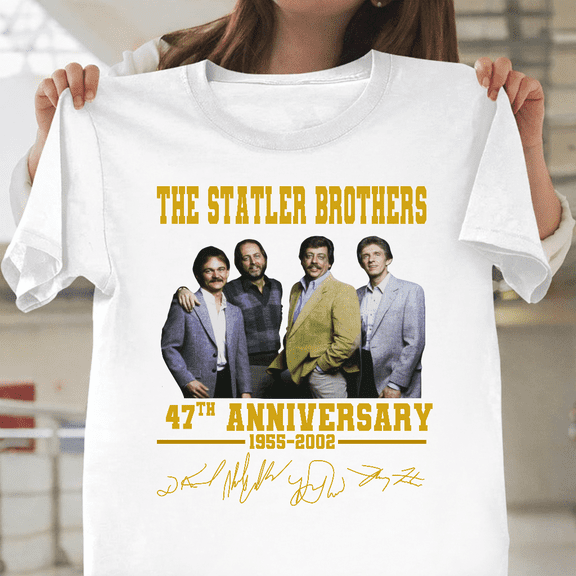 The Statler Brothers Country Music Group Fans Unisex T-Shirt, up to size 3XL.