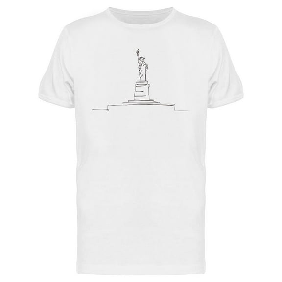 The Statue Of Liberty T-Shirt Men -Image by Shutterstock, Male XX-Large