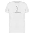 thumbnail image 1 of The Statue Of Liberty T-Shirt Men -Image by Shutterstock, Male x-Large, 1 of 2