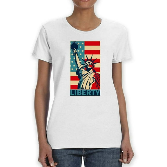 The Statue Of Liberty T-Shirt Women -SPIdeals Designs, Female Medium