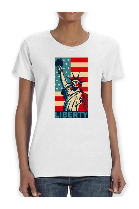 The Statue Of Liberty T-Shirt Women -SPIdeals Designs, Female x-Large