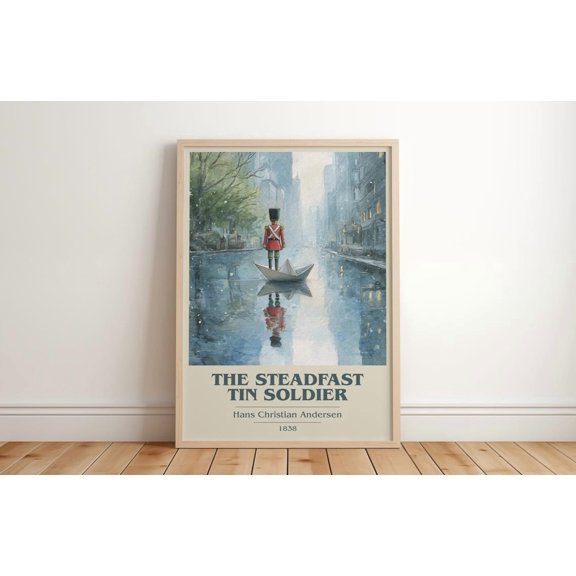 The Steadfast Tin Soldier Poster, Unframed Paper Poster 8x10in