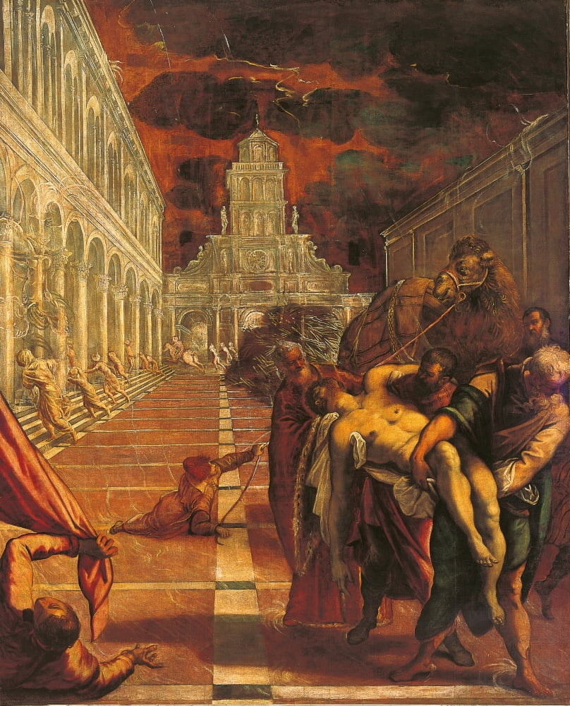 The Stealing Of The Dead Body Of St Mark Canvas Art - (24 x 36)