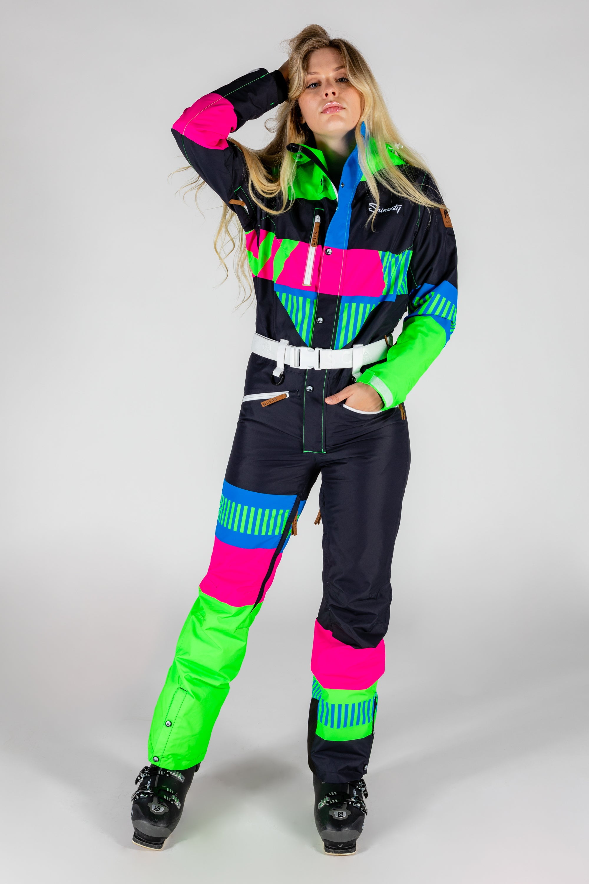 Women's retro one piece ski deals suit