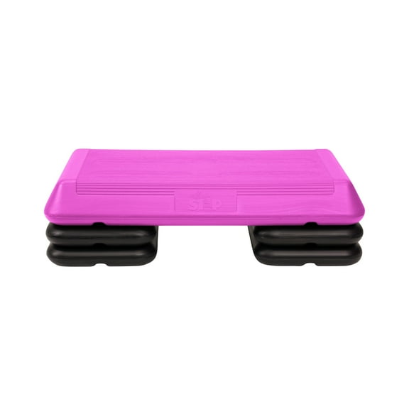 The Step Circuit Size Platform with Four (4) Freestyle Risers - Pink