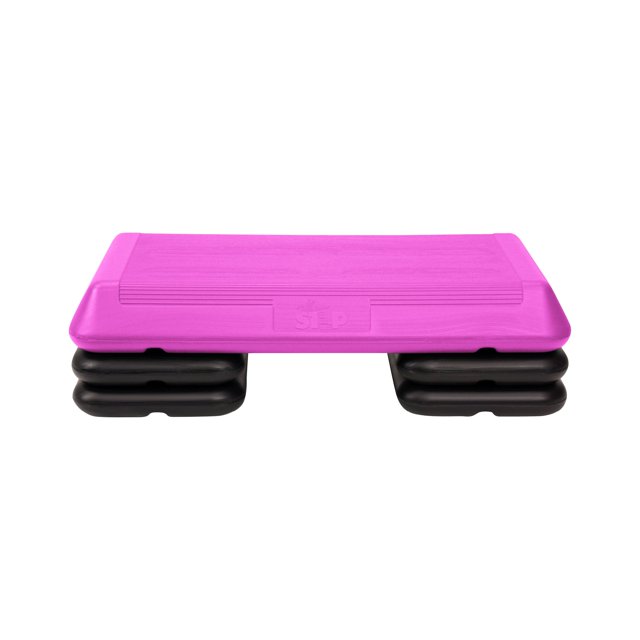 The Step Circuit Size Platform with Four (4) Freestyle Risers - Pink ...
