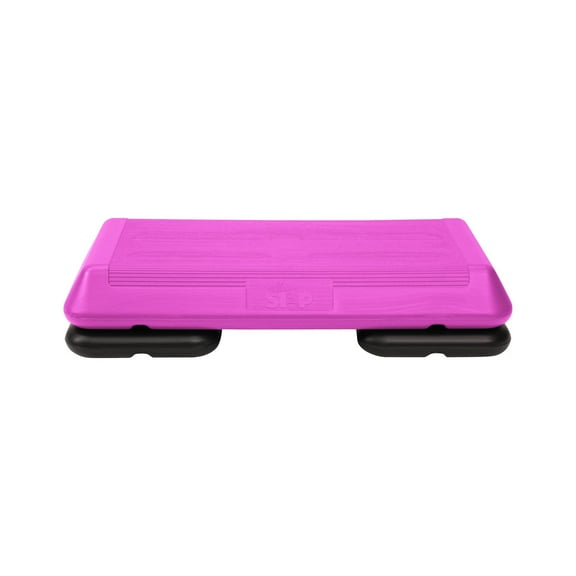 The Step Circuit Size Platform with Two (2) Freestyle Risers - Pink