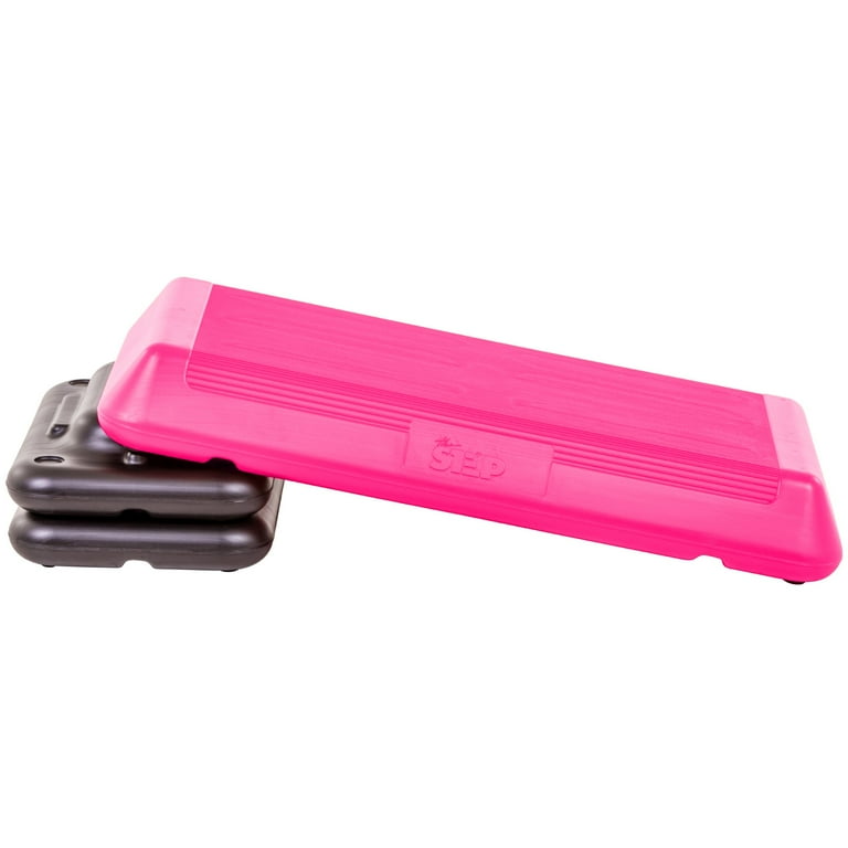 The Step Circuit Size Platform with Two 2 Freestyle Risers Pink