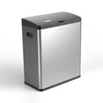 thumbnail image 1 of The Step N' Sort 16 Gallon Motion Sensor, Dual Trash and Recycling Bin, 1 of 10