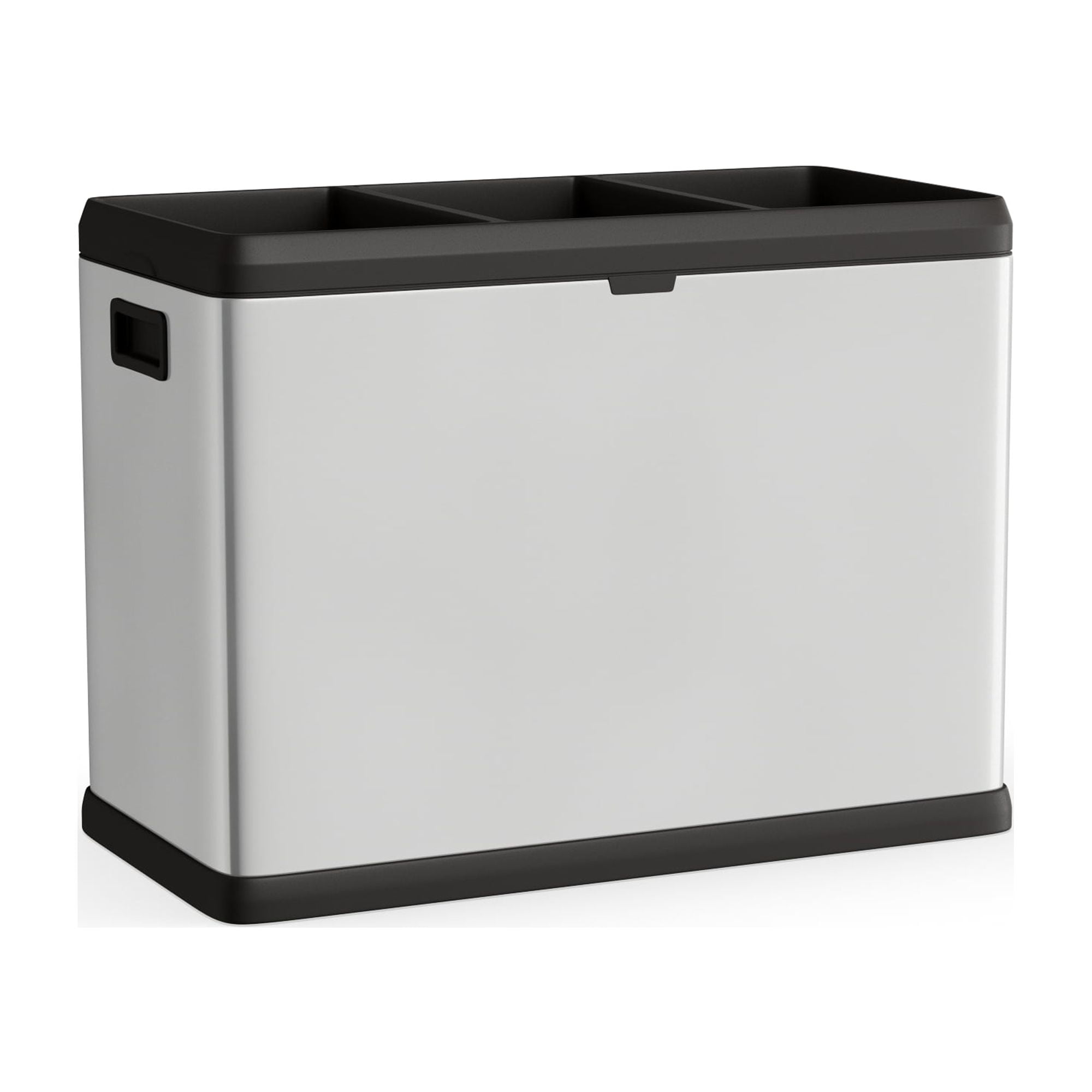 The Step N' Sort 45 L Open Top, 3 Compartment Trash and Recycling