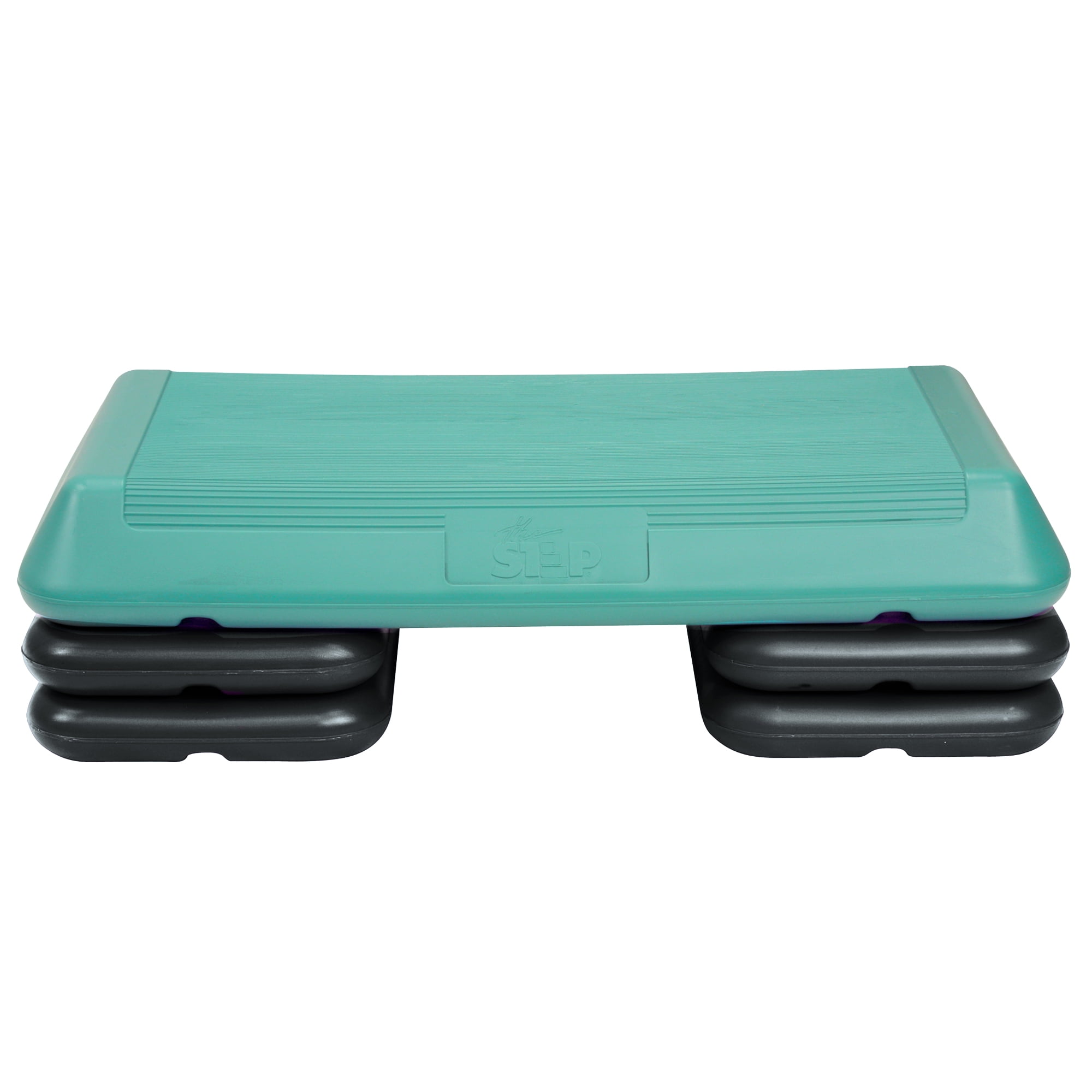 The Step Original Circuit Size Aerobic Platform Nonslip Platform With Four Black Risers