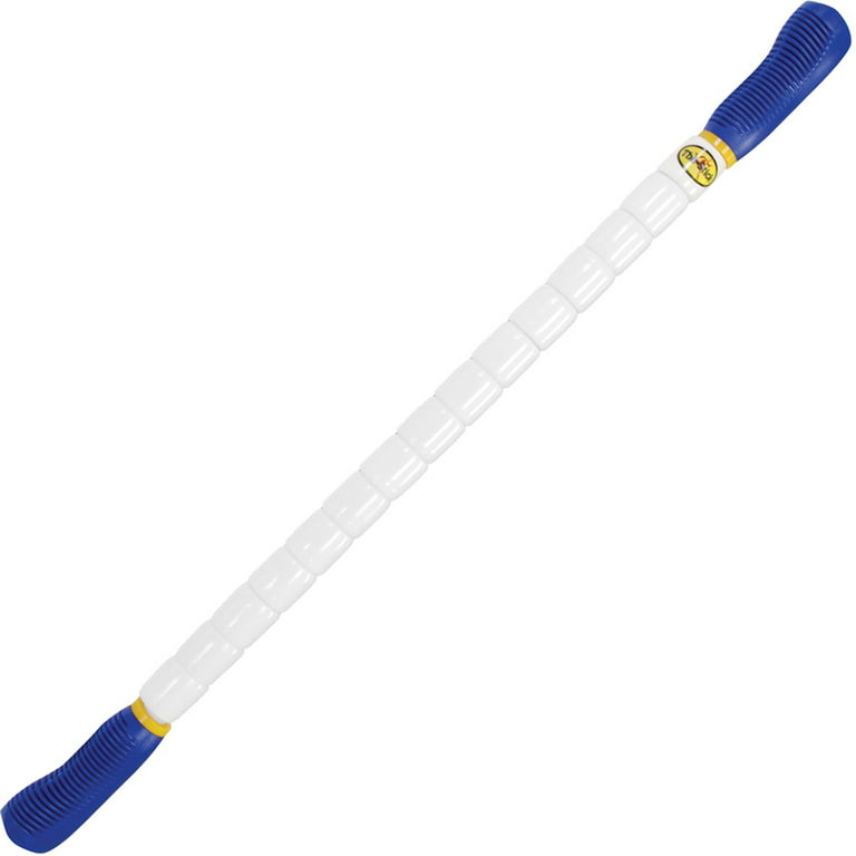  The Stick Original Body Stick Muscle Massager Designed for  Individuals with Average Body Mass, 24 Inches, White/Blue (75560) : Health  & Household