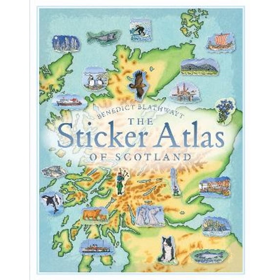Pre-Owned The Sticker Atlas of Scotland (Paperback) 1780274122 9781780274126