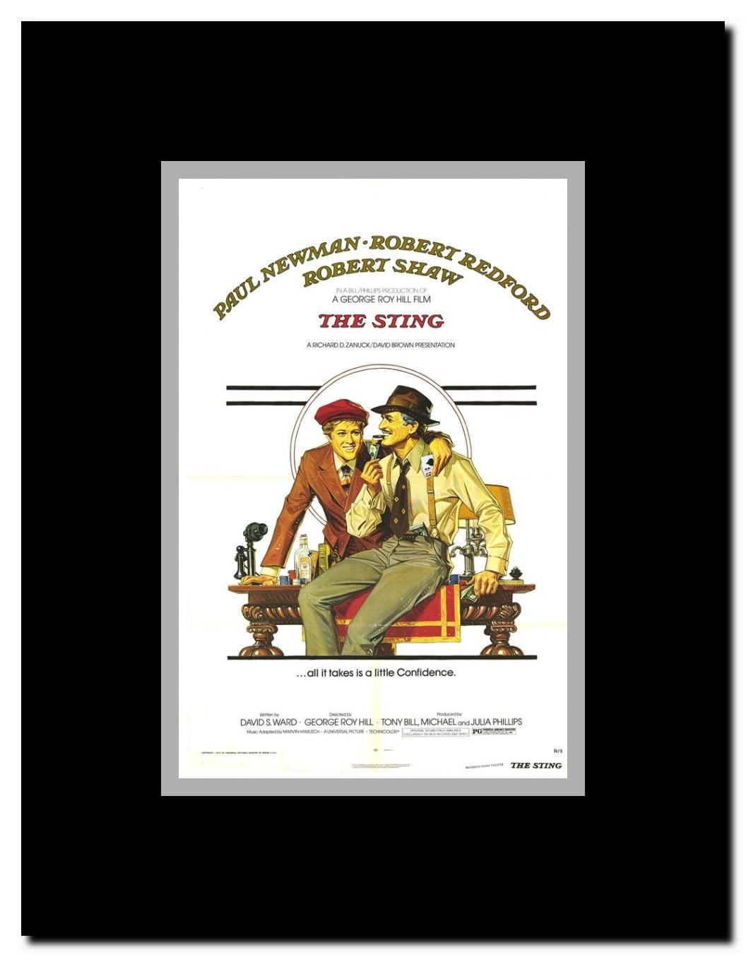 The Sting Framed Movie Poster