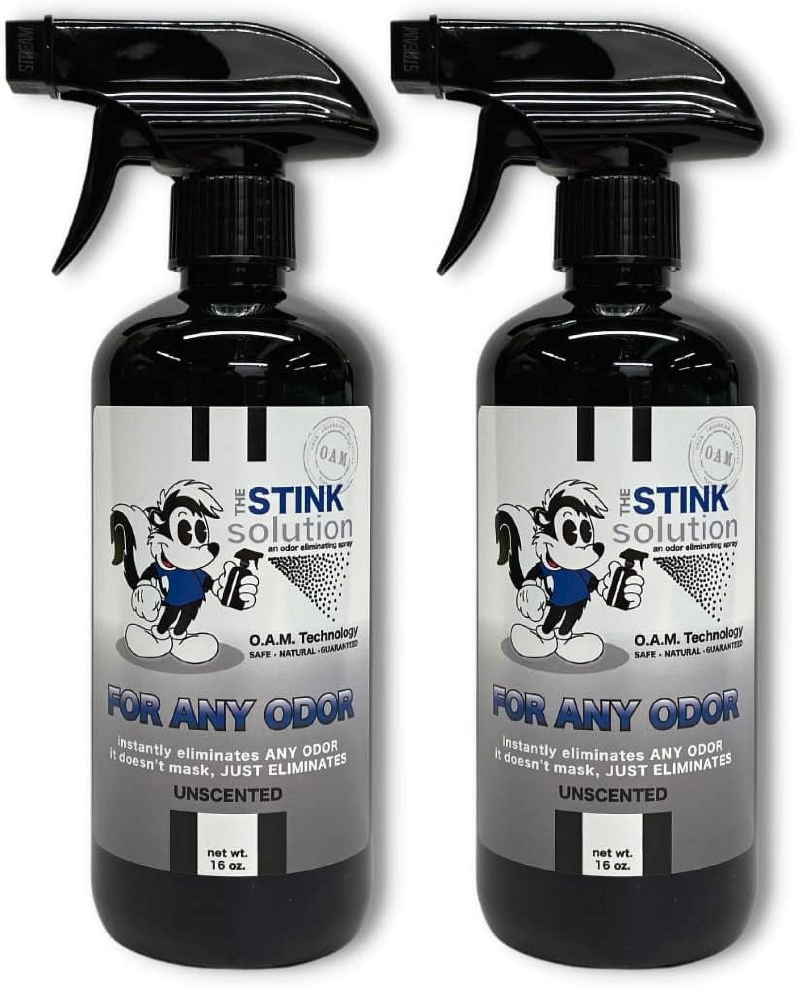 The Stink Solution Unscented Odor Eliminator Spray, 16 oz, 2 Count