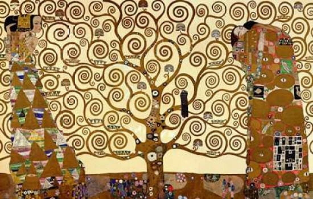 The Stoclet Frieze Canvas Art - Gustav Klimt (12 x 18)