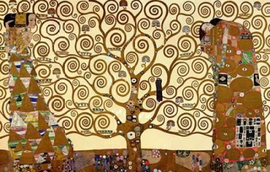 The Stoclet Frieze Canvas Art - Gustav Klimt (24 x 36)