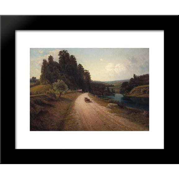 The Stone Road 20x24 Framed Art Print by Homer Watson
