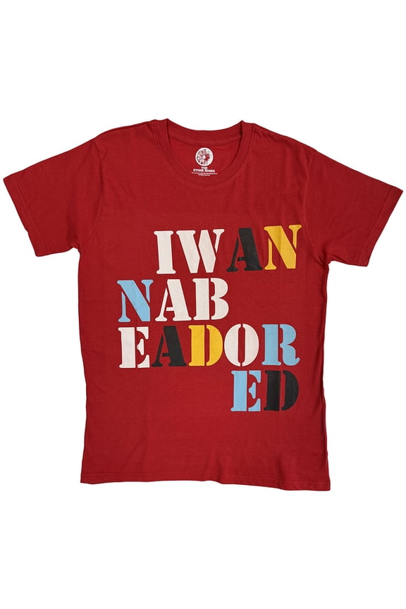 The Stone Roses Unisex T-Shirt Adored (Red) (Large)