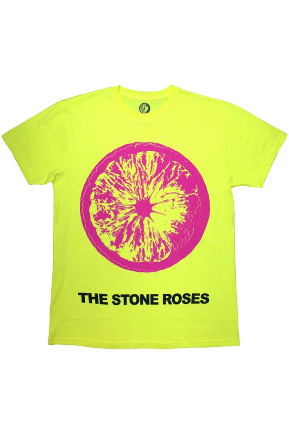 The Stone Roses Unisex T-Shirt Pink Lemon (Yellow)