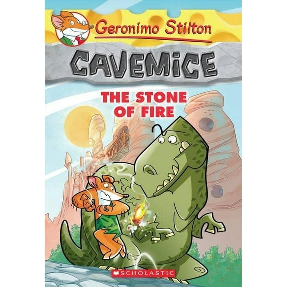 Pre-Owned The Stone of Fire (Geronimo Stilton Cavemice #1): Volume 1 (Paperback) 0545447747 9780545447744