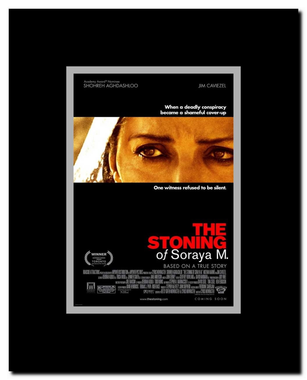 The Stoning of Soraya M. Framed Movie Poster