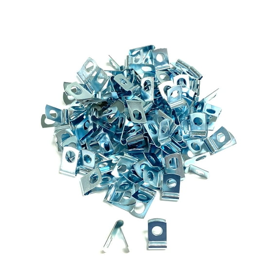 The Stop Shop 1/4 Inch Steel Brake Line Clips (Pack of 100)