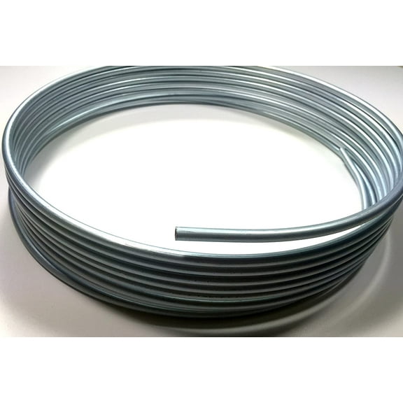 The Stop Shop 25 ft. Roll of Zinc Plated 5/16" Tubing - Fuel or Transmission
