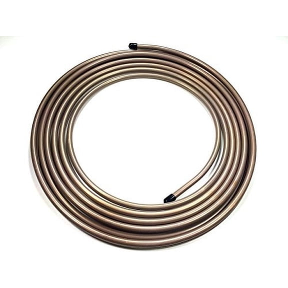 The Stop Shop 25 ft of Copper Nickel Fuel/Transmission Line Coil. 1/2" O.D. Tube