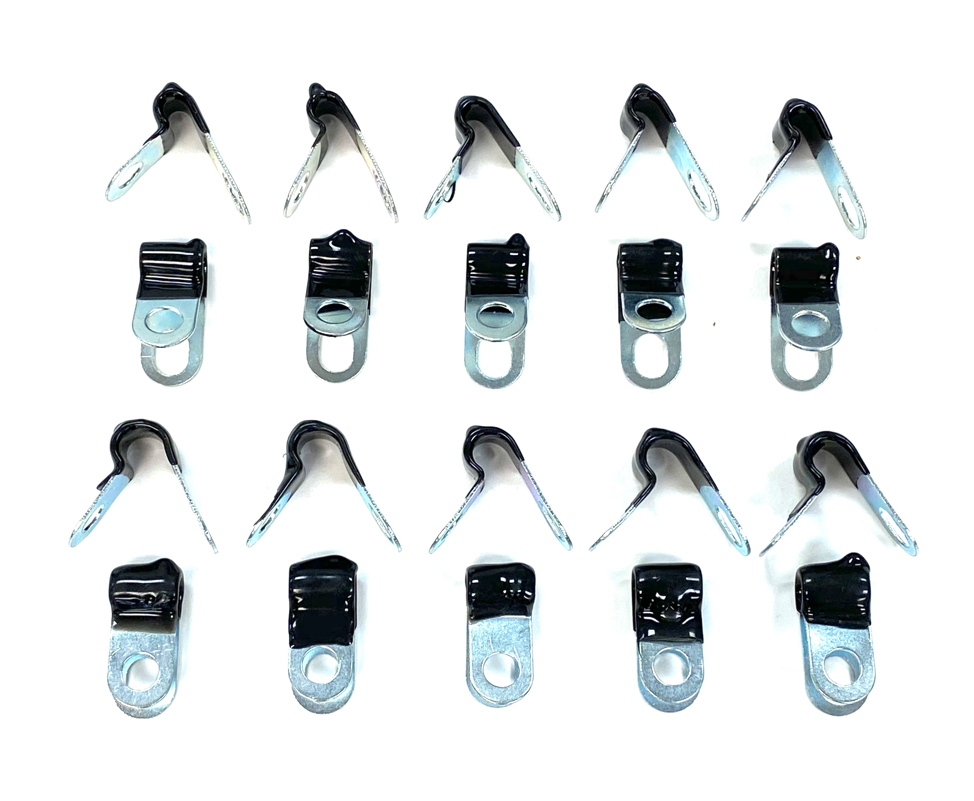 The Stop Shop Brake Line Clips for 3/16 & 1/4 Inch Tubing, Rubber ...