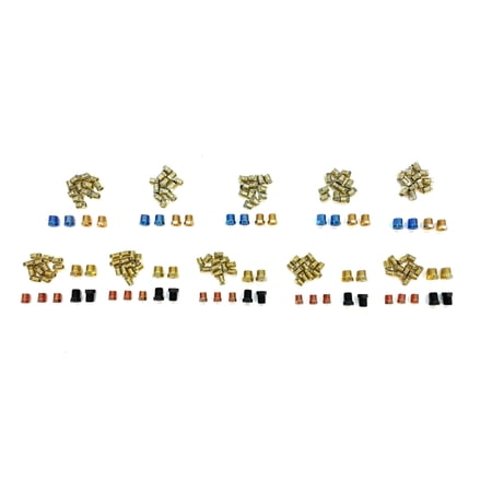 The Stop Shop SAE Brake Line Fitting Kits for Inverted Flares on 3/16 and 1/4 Tube (5 kits)