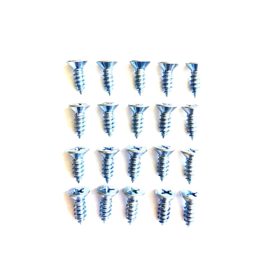 The Stop Shop Window Felt Mounting Screws Set, 20 Pieces